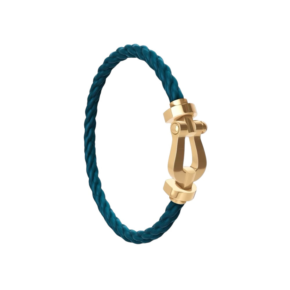 Bracelet Bateau Bleu Canard Pierre Dorée