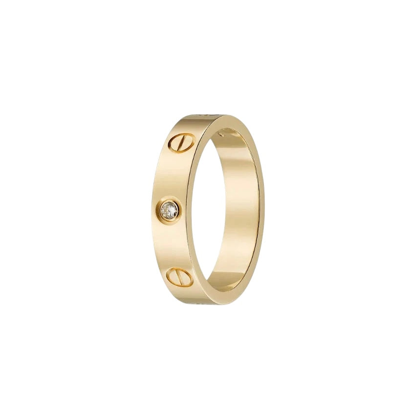 Bague Love Doré Diamant