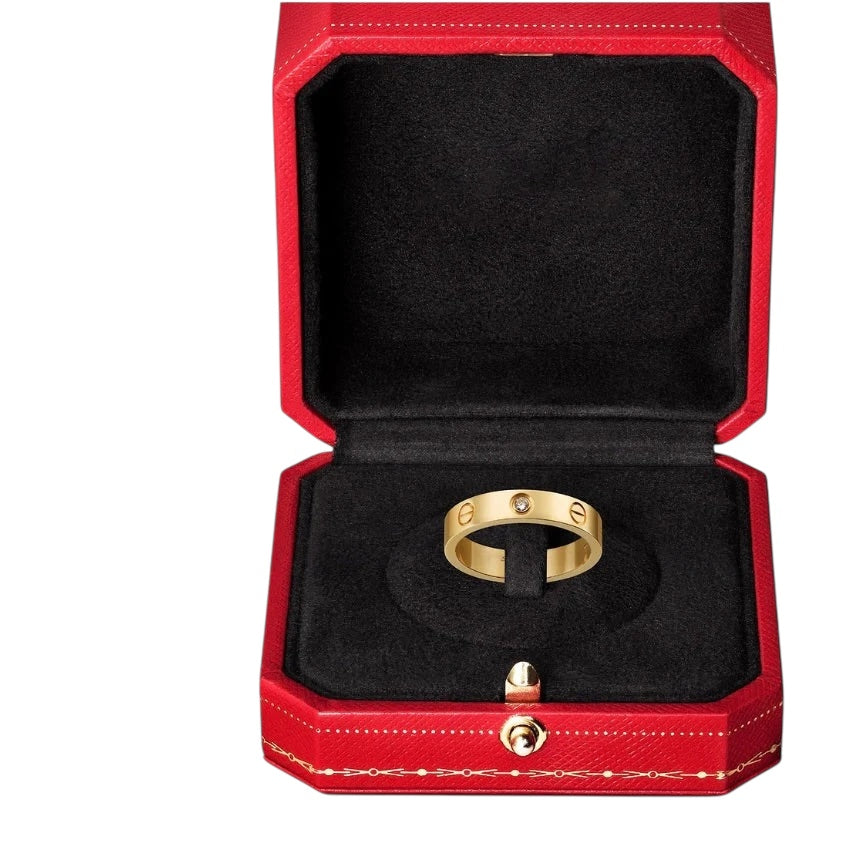 Bague Love Doré Diamant