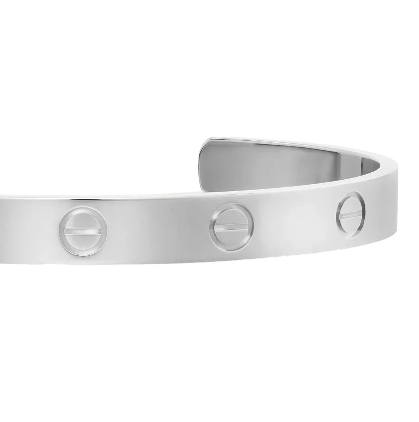Bracelet Love Argenté Ouvert