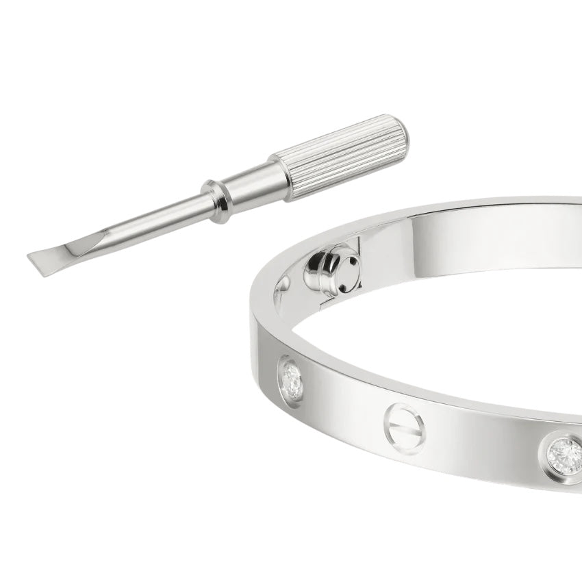 Bracelet Love Argenté Diamant