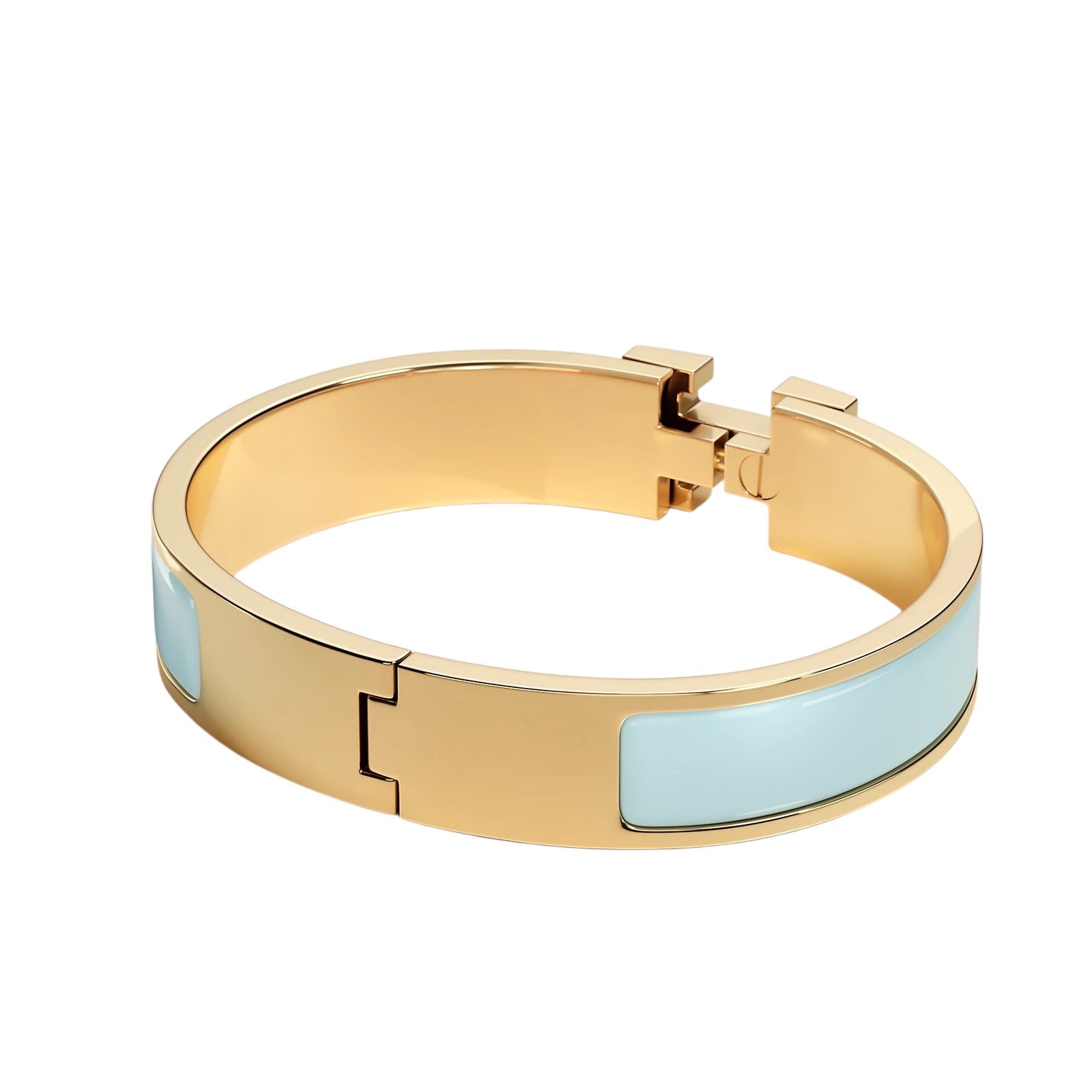 Bracelet H Bleu Clair