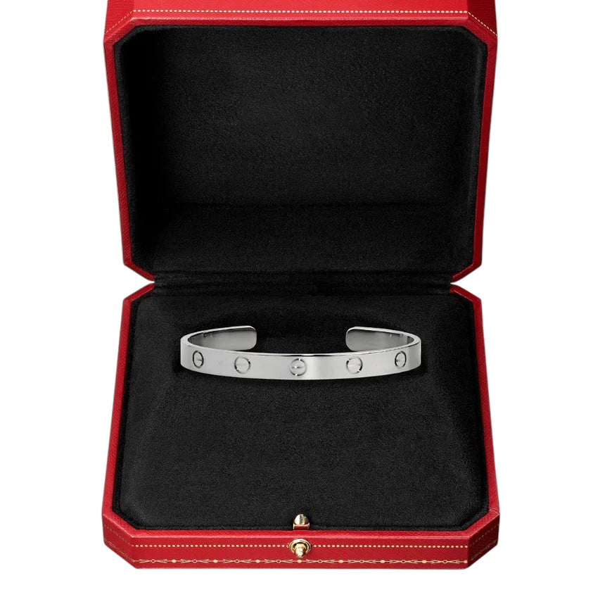 Bracelet Love Argenté Ouvert