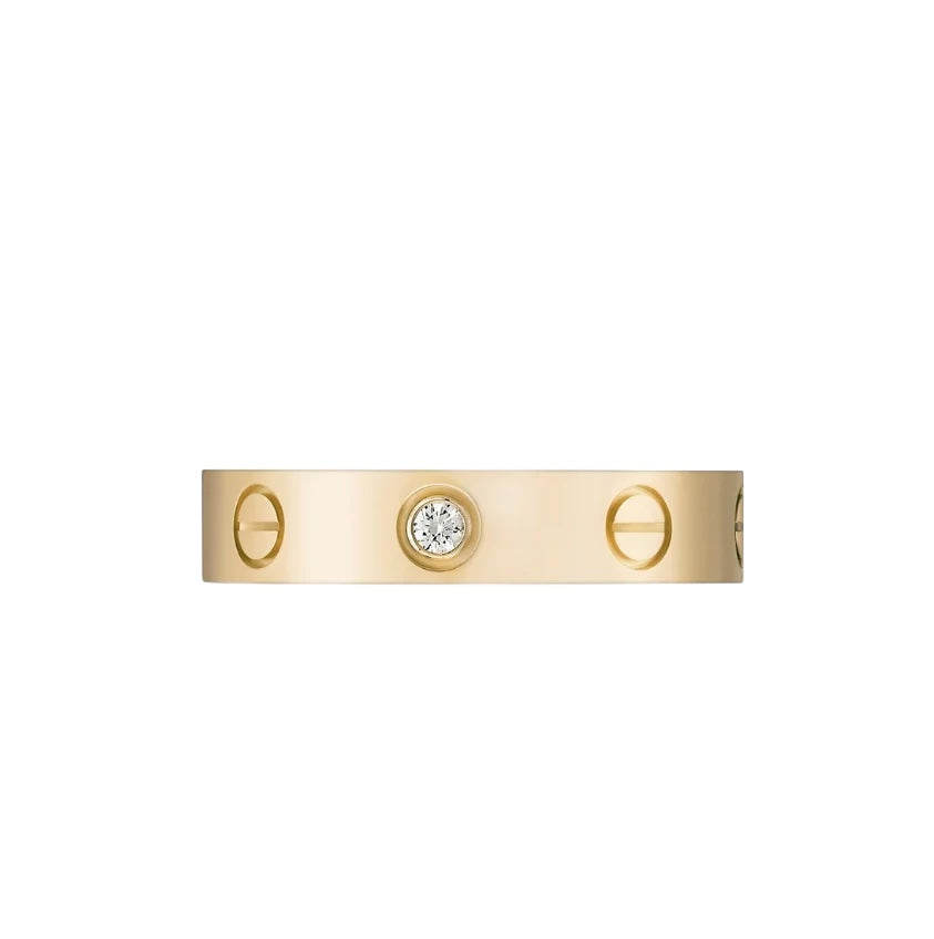 Bague Love Doré Diamant