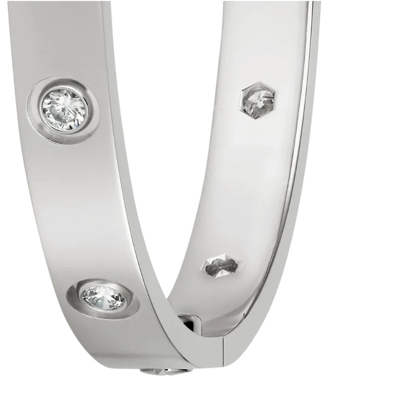Bracelet Love Argenté Full Diamant