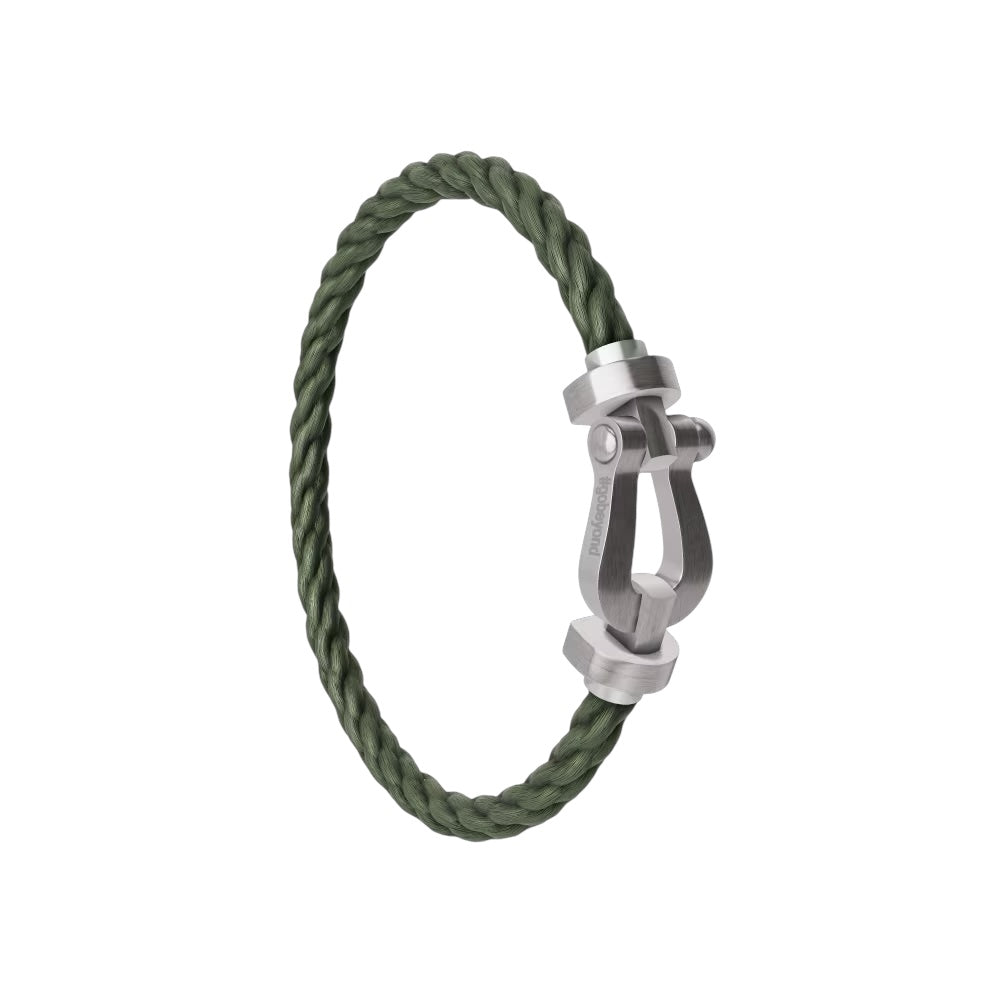Bracelet Bateau Vert Kaki
