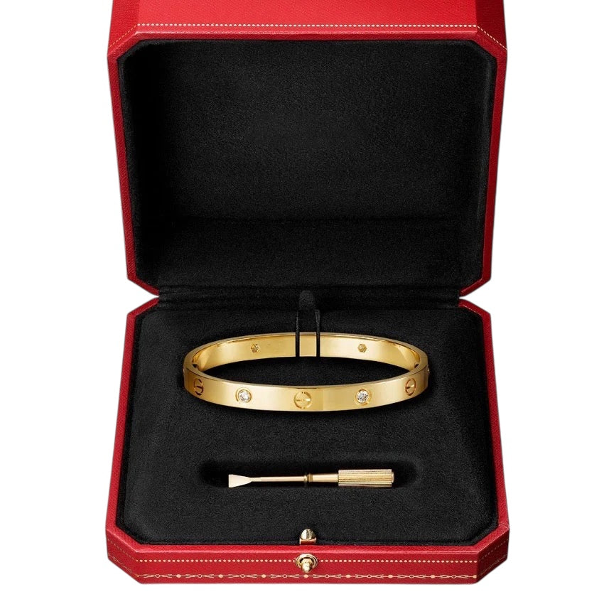 Bracelet Love Doré Diamant