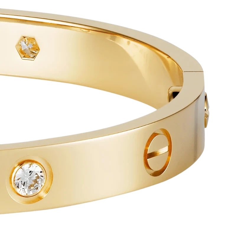 Bracelet Love Doré Diamant