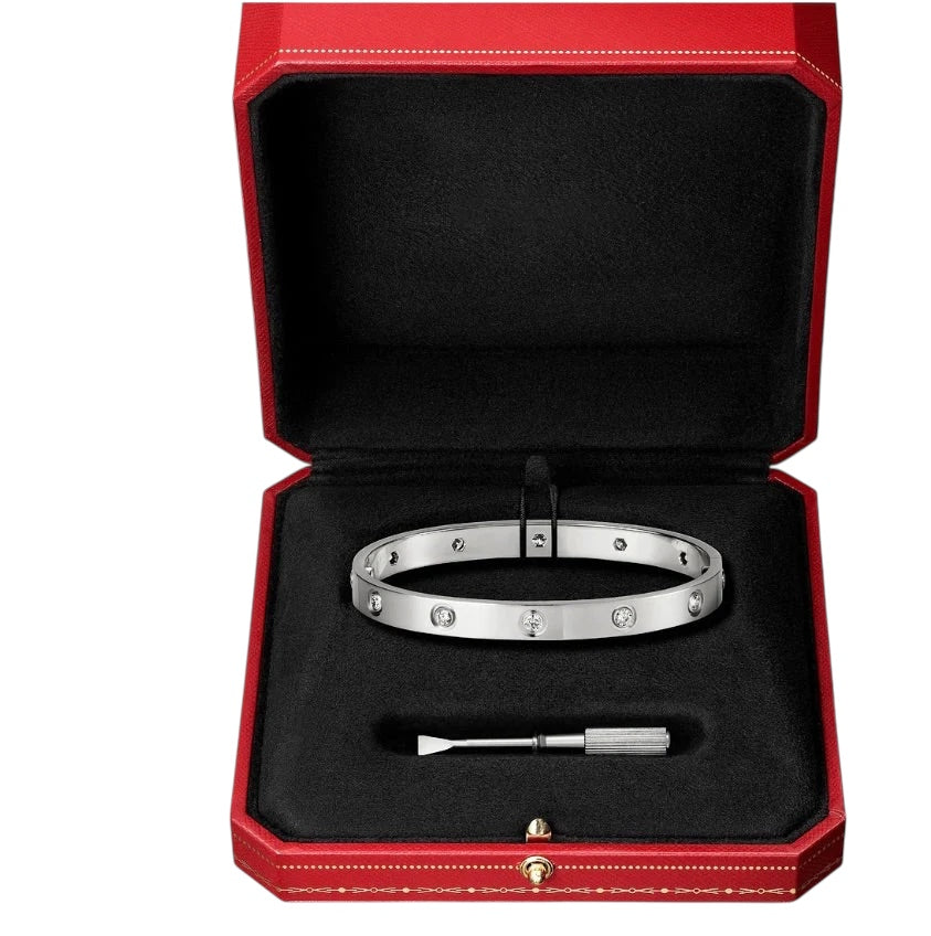 Bracelet Love Argenté Full Diamant