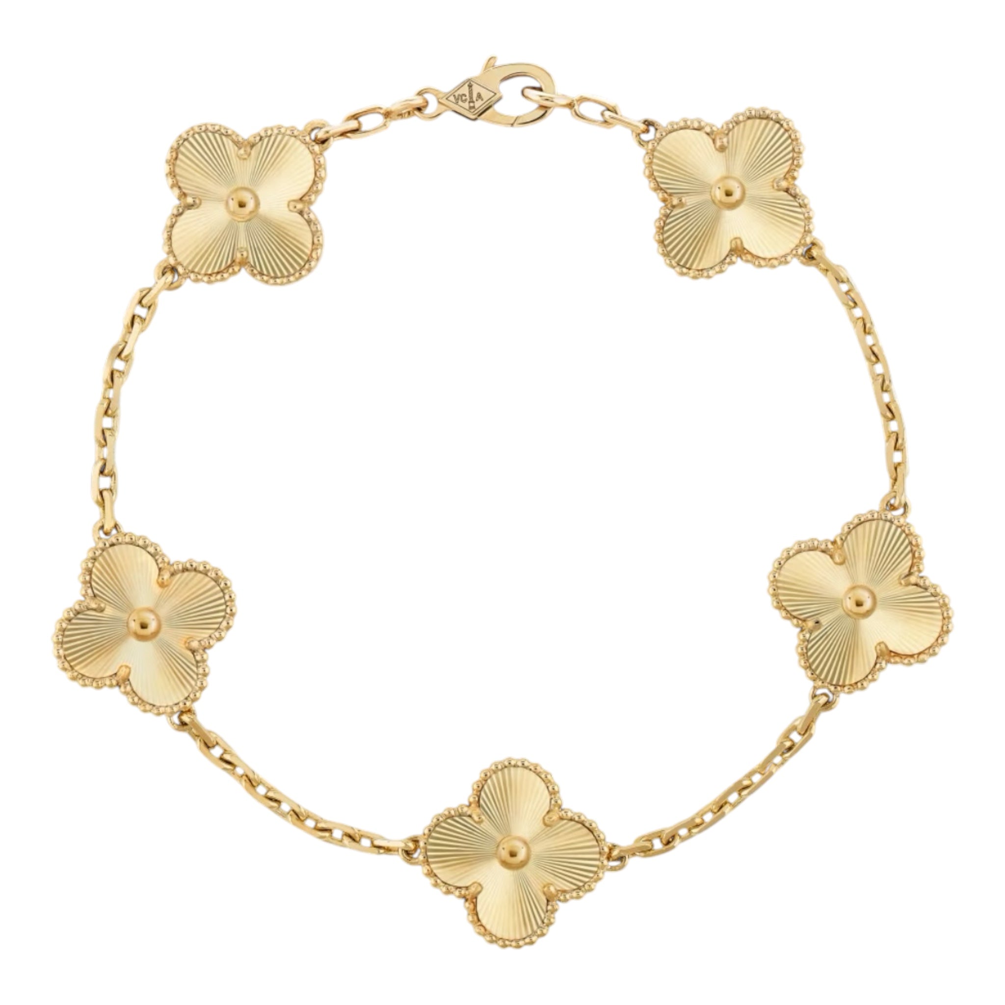 Bracelet Trèfles Doré