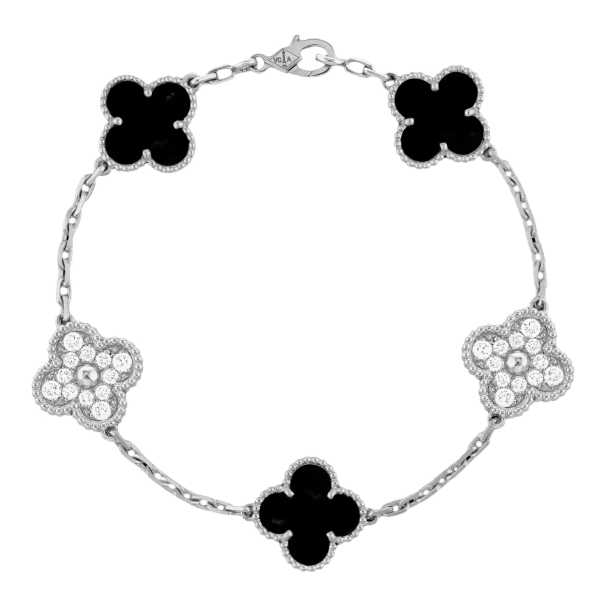 Bracelet Trèfles Argenté