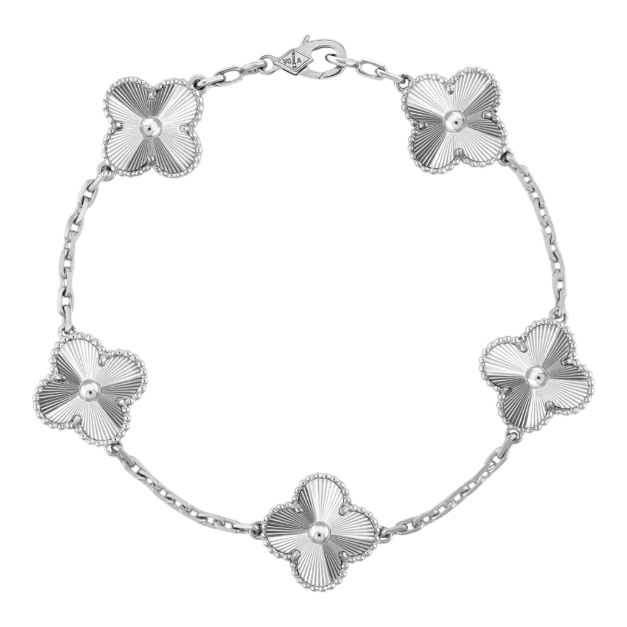 Bracelet Trèfles Argenté