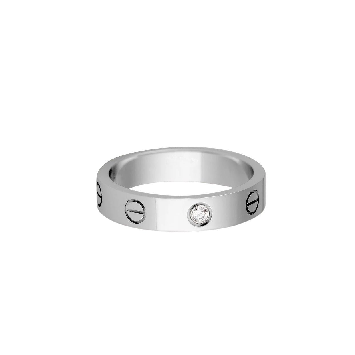 Bague Love Argenté Diamant