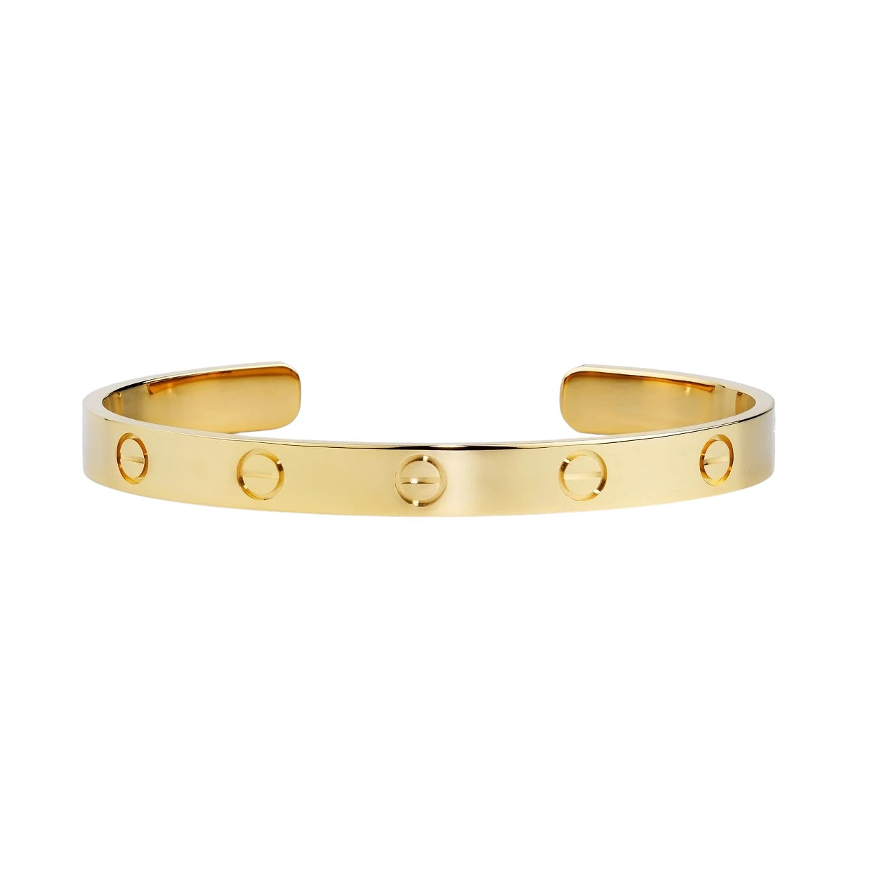 Bracelet Love Doré Ouvert