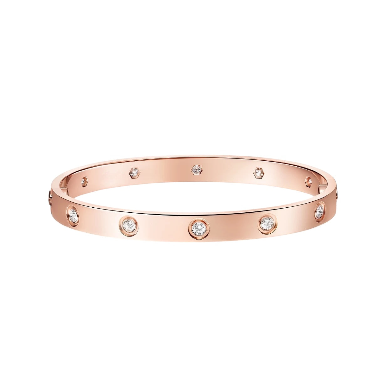 Bracelet Love Rose Full Diamant