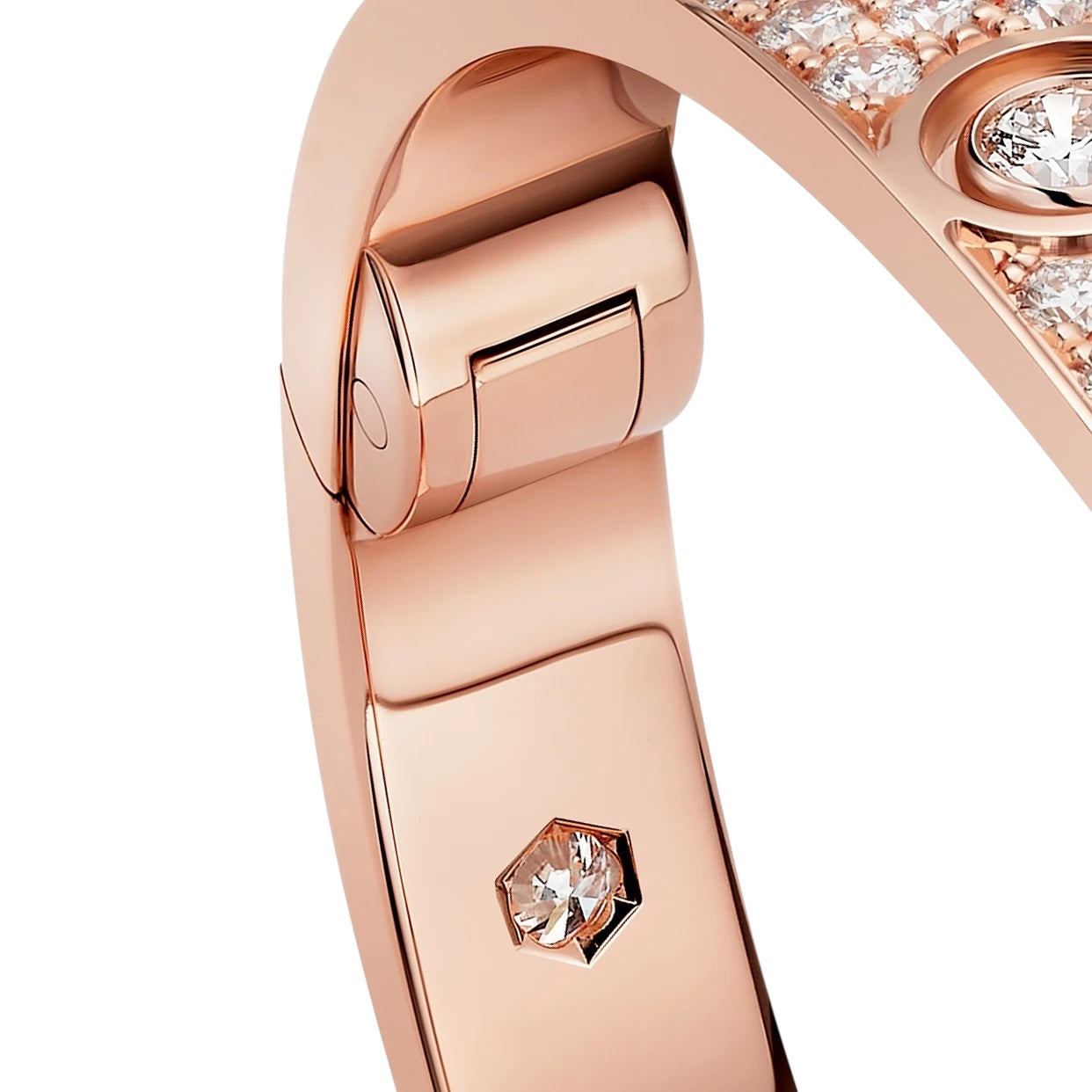 Bracelet Love Rose Pavé Full Diamant