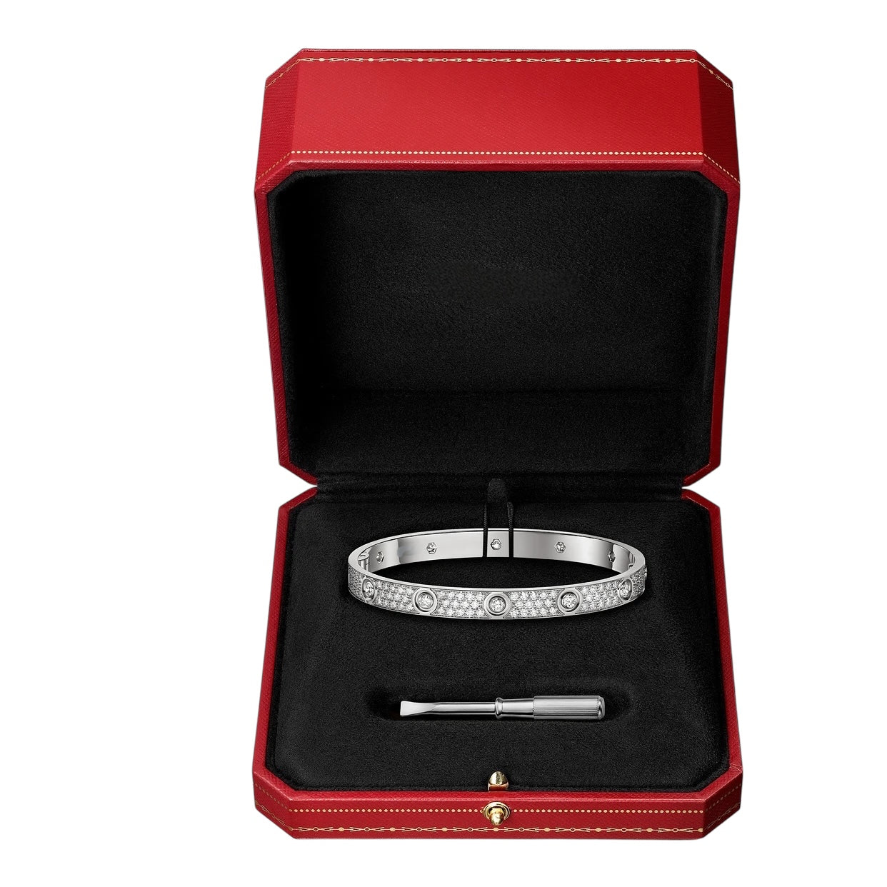 Bracelet Love Argent Pavé Full Diamant