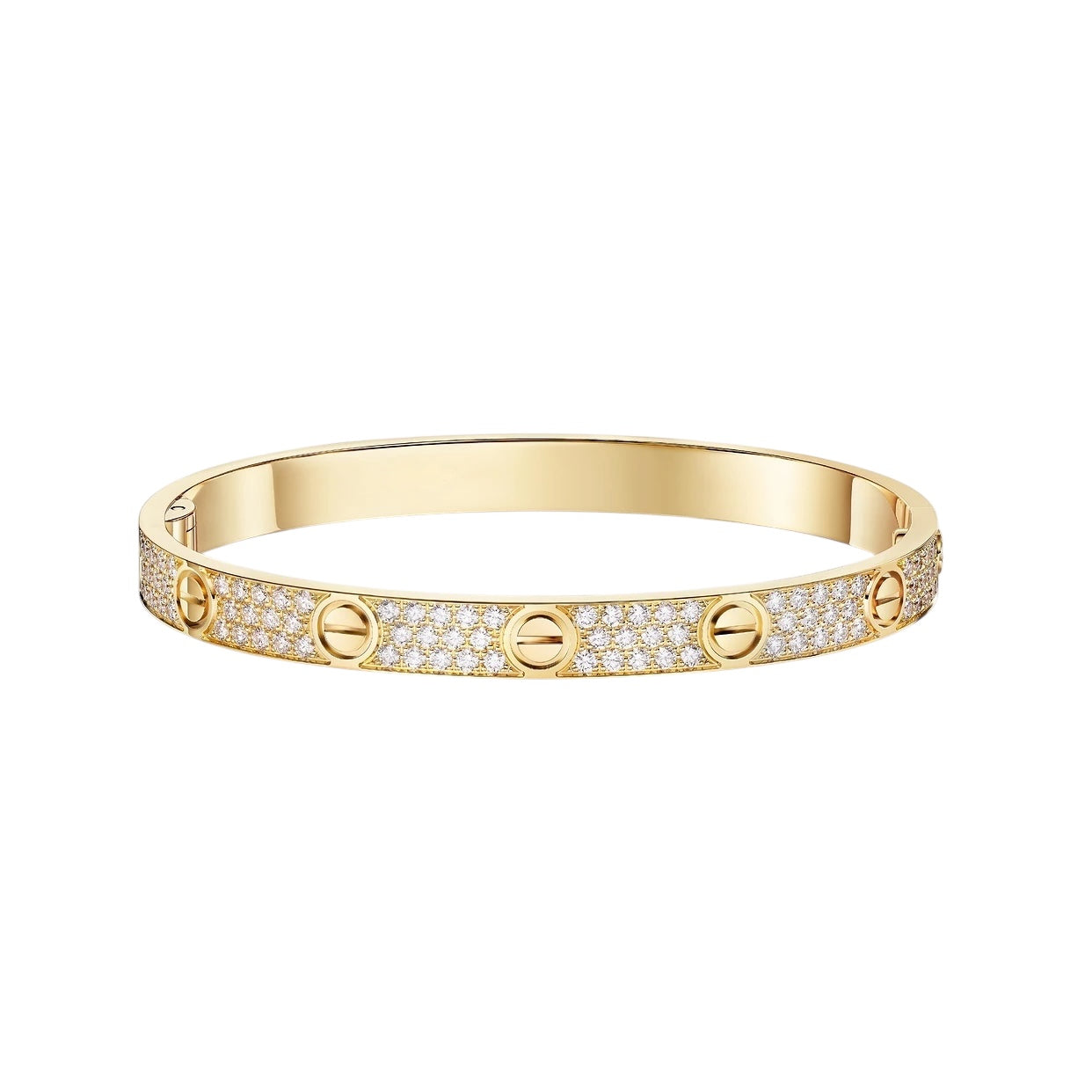 Bracelet Love Doré Pavé Diamant