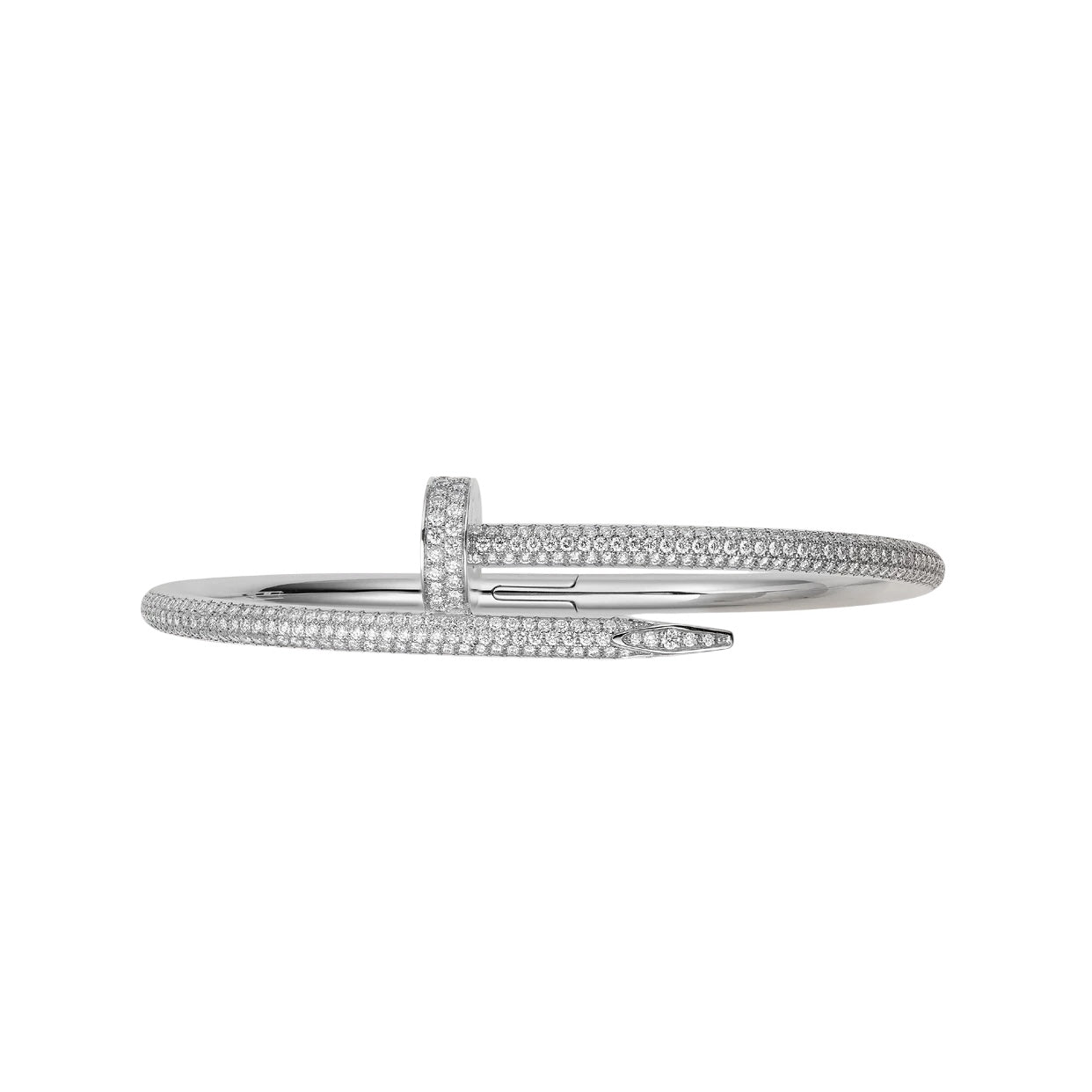 Bracelet Clou Argent Diamant