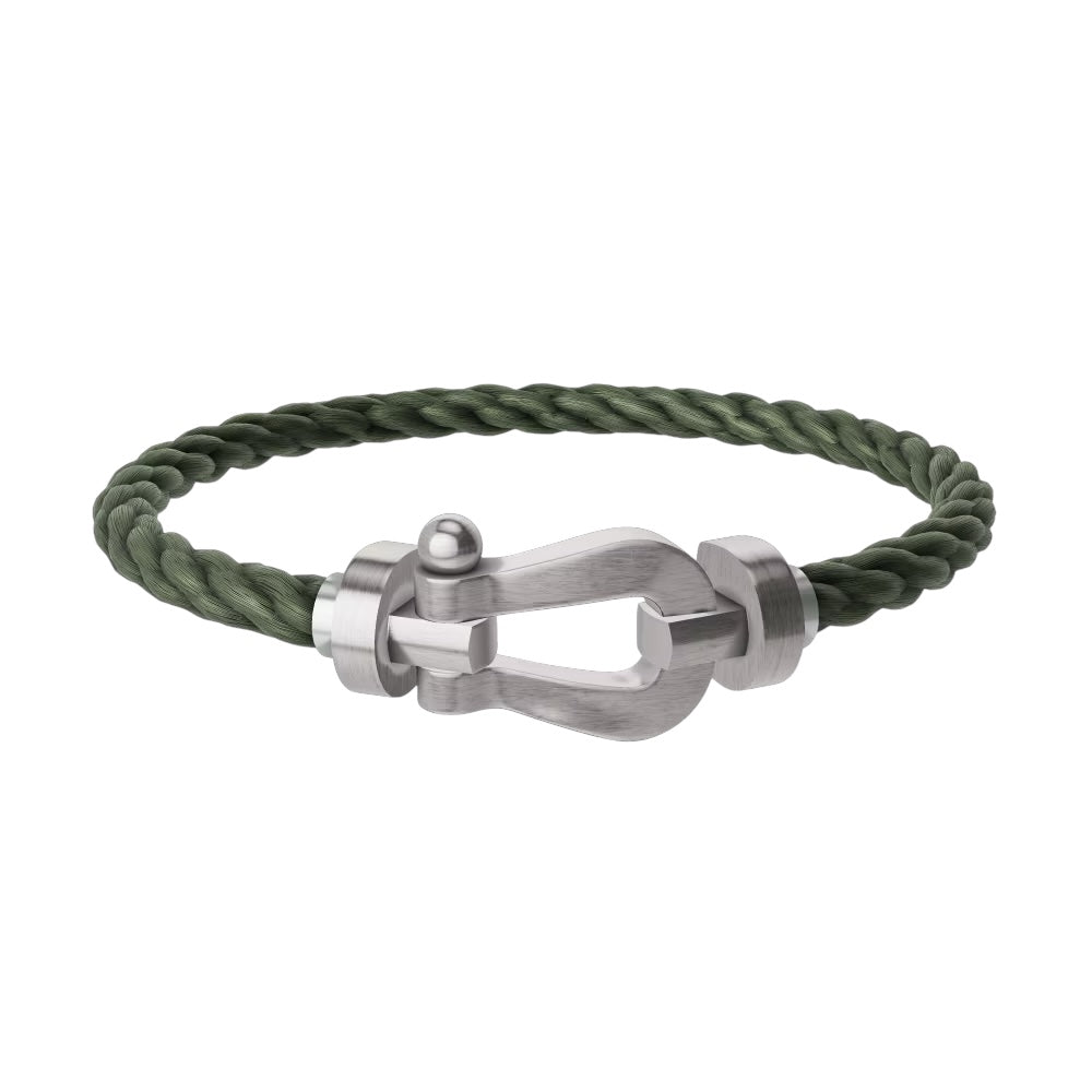 Bracelet Bateau Vert Kaki
