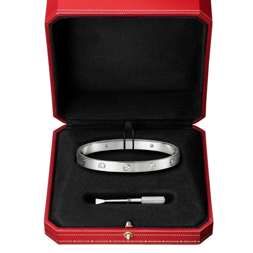 Bracelet Love Argenté Diamant