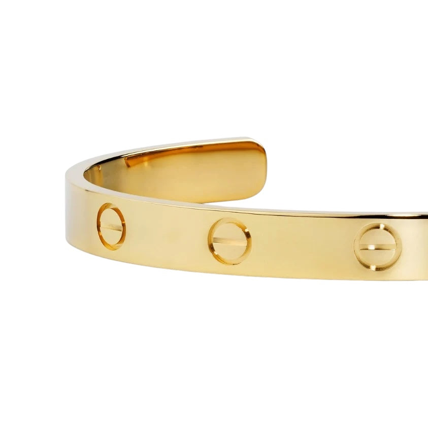 Bracelet Love Doré Ouvert