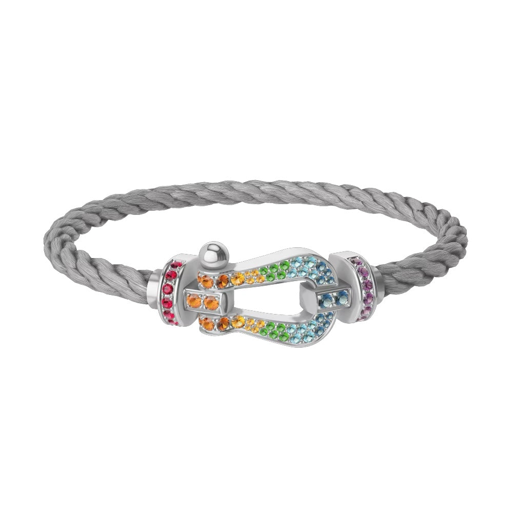 Bracelet Bateau Gris Pierre Multicolore