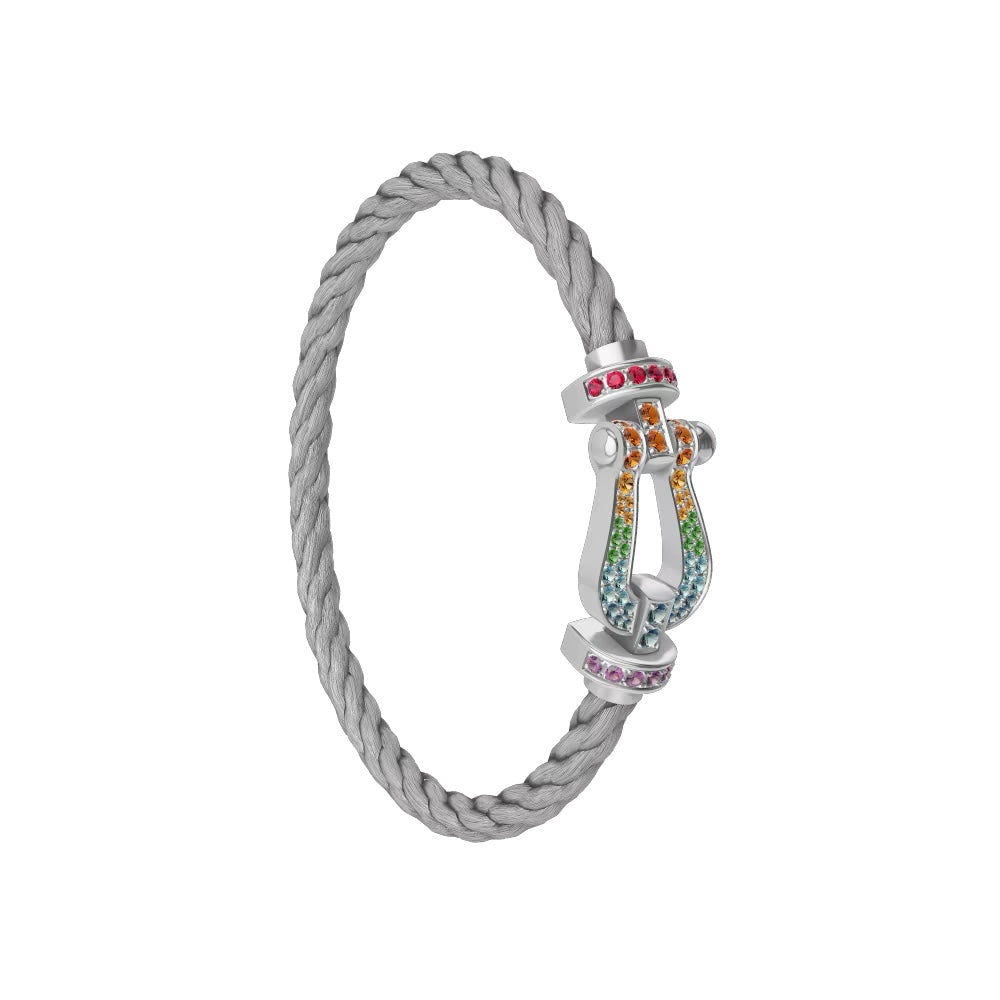 Bracelet Bateau Gris Pierre Multicolore
