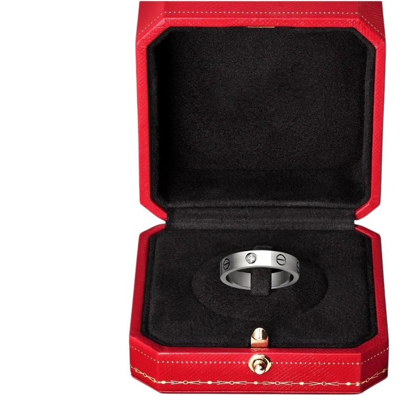 Bague Love Argenté Diamant