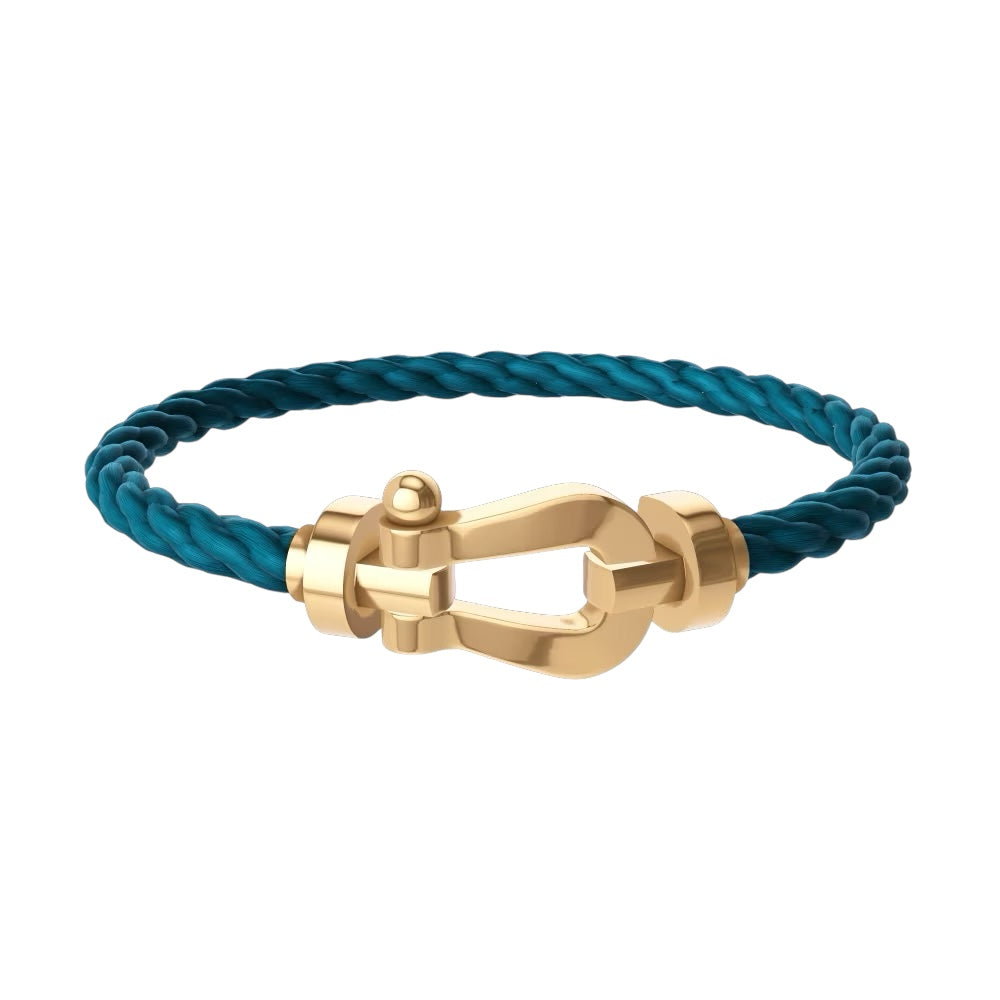 Bracelet Bateau Bleu Canard Pierre Dorée