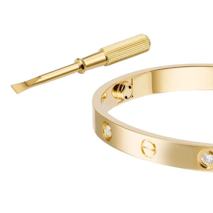 Bracelet Love Doré Diamant