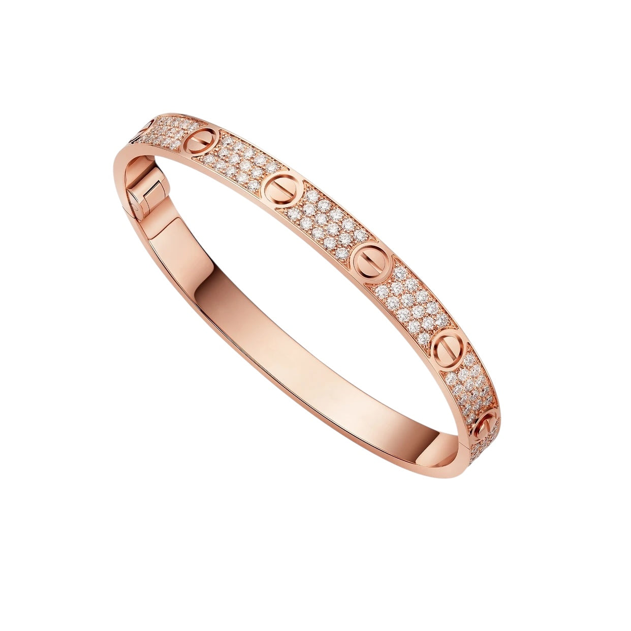 Bracelet Love Rose Pavé Diamant