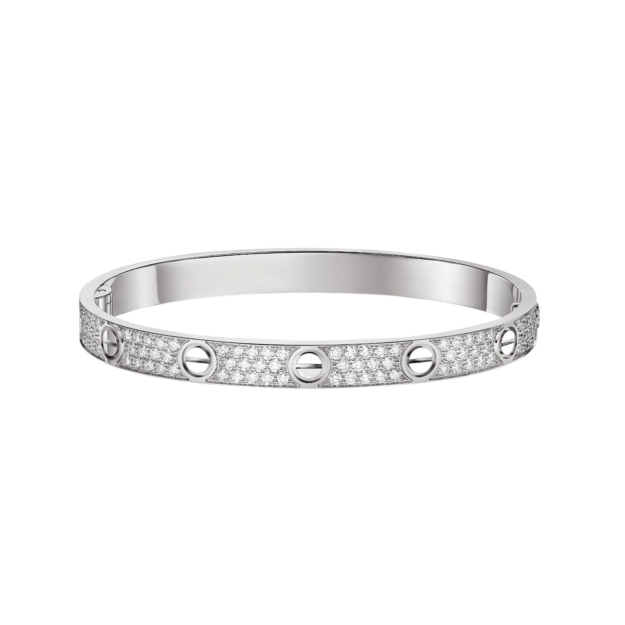Bracelet Love Argent Pavé Diamant