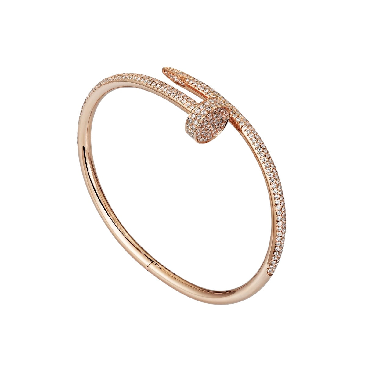Bracelet Clou Rose Diamant