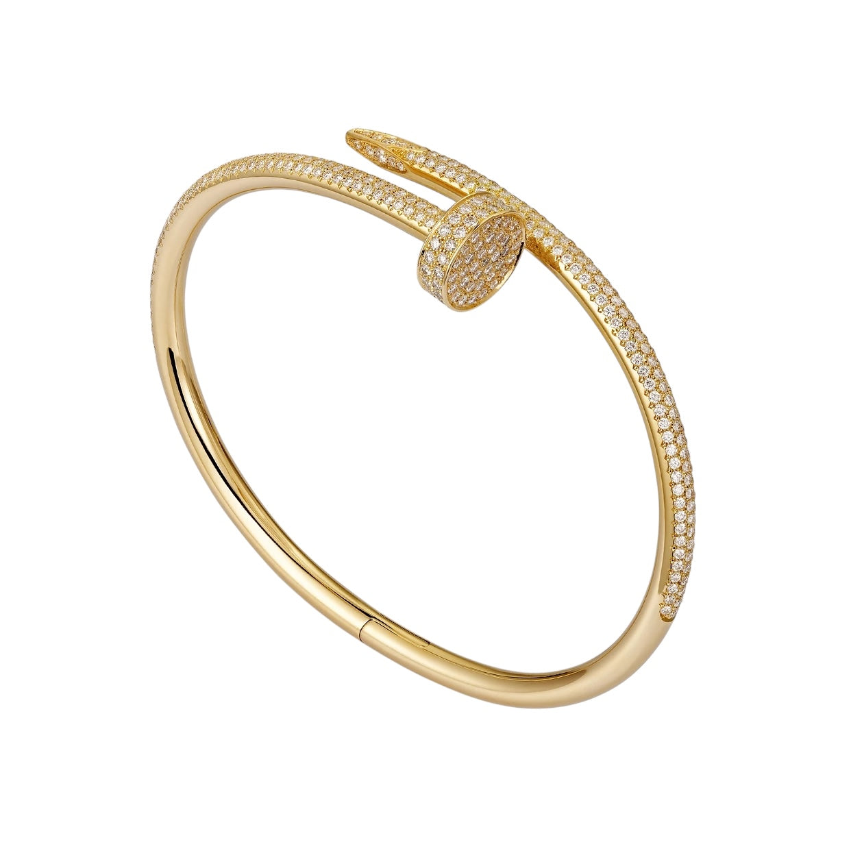 Bracelet Clou Doré Diamant