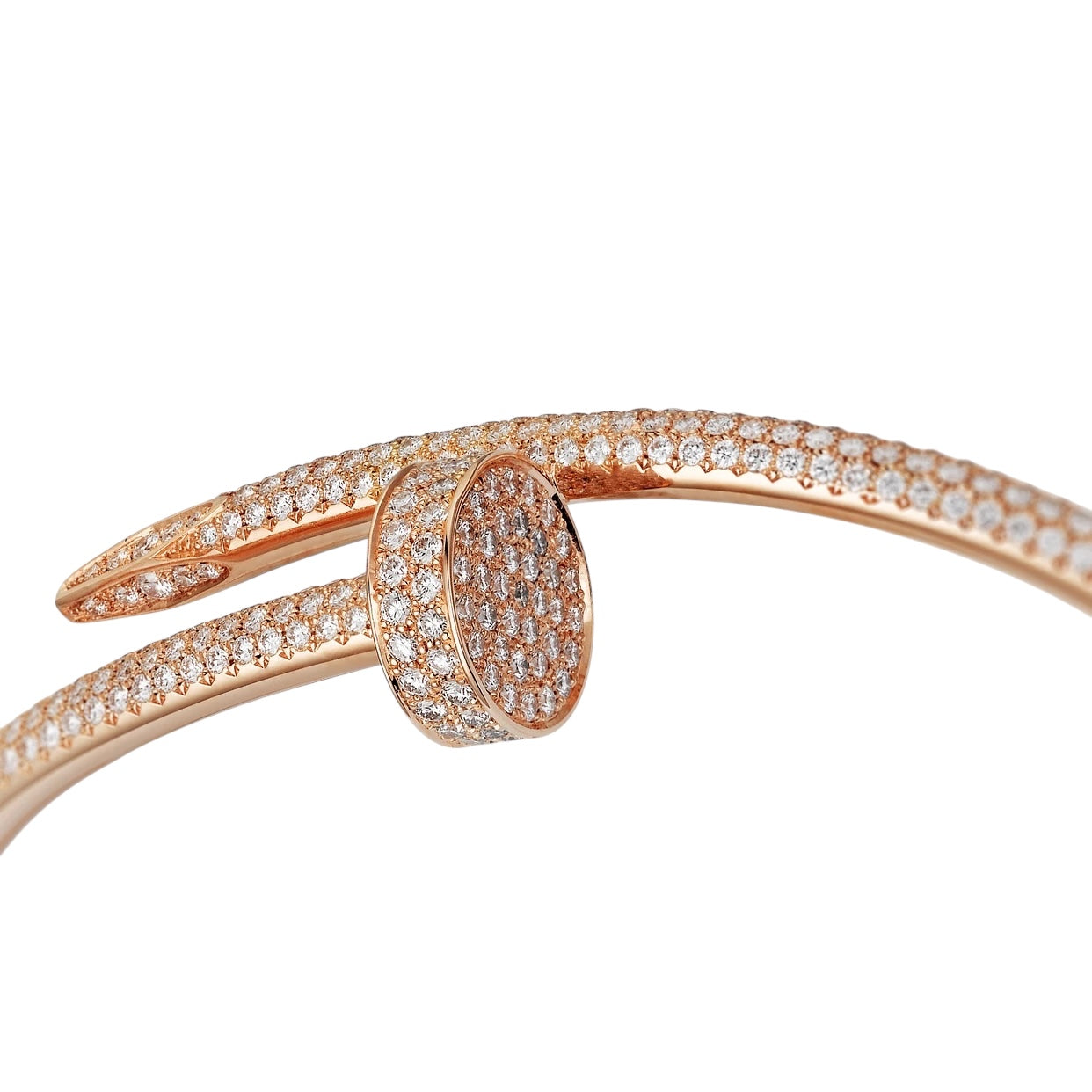 Bracelet Clou Rose Diamant