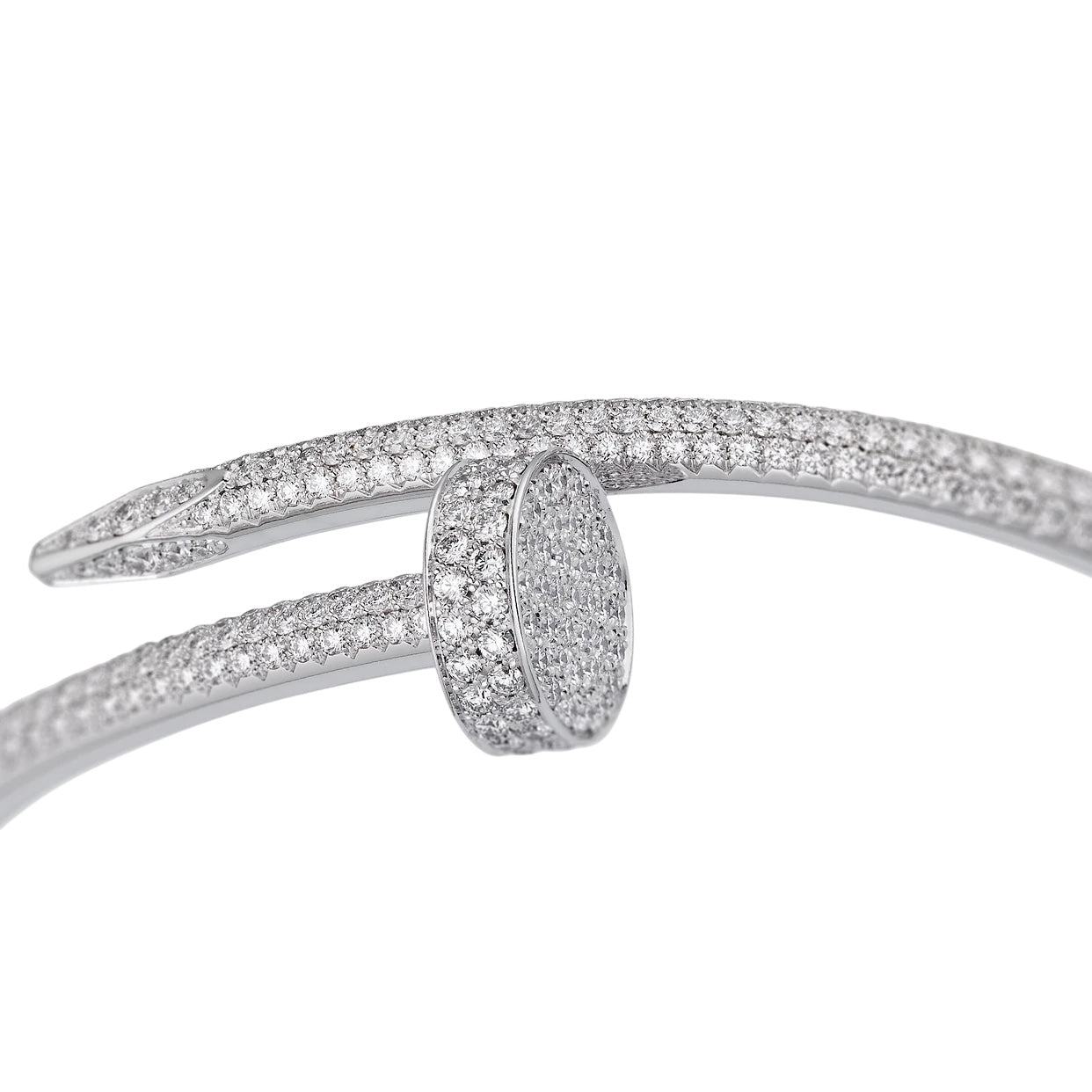 Bracelet Clou Argent Diamant