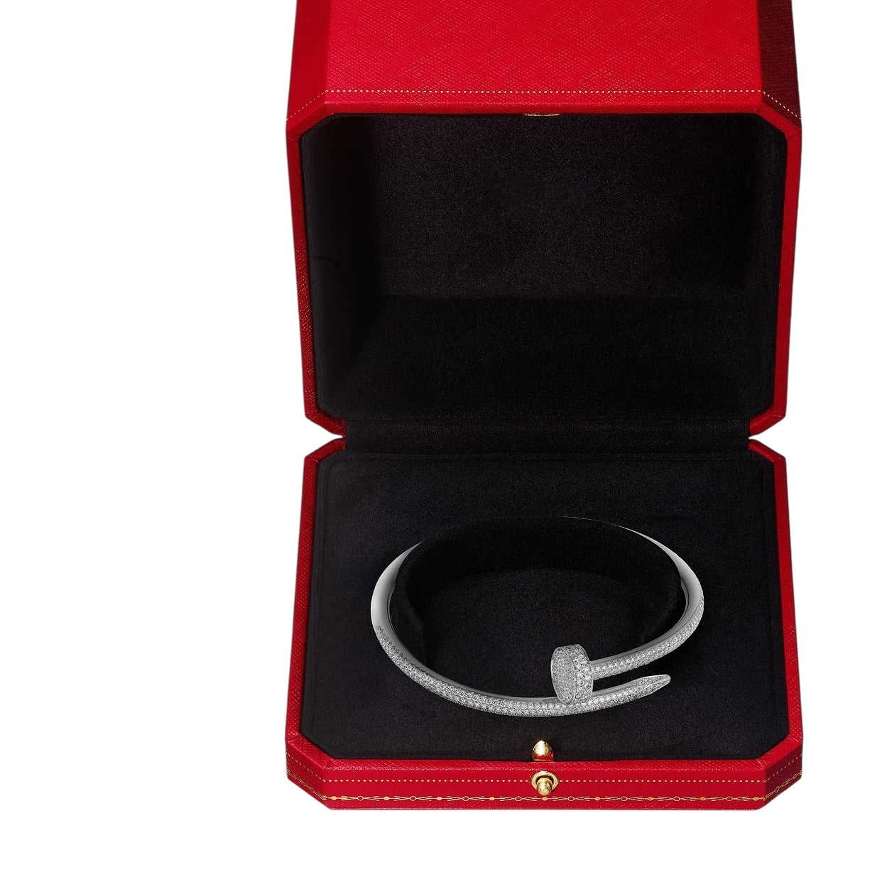 Bracelet Clou Argent Diamant